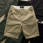 Quần Short Nam Ngang Gối, Cotton, Túi Hộp