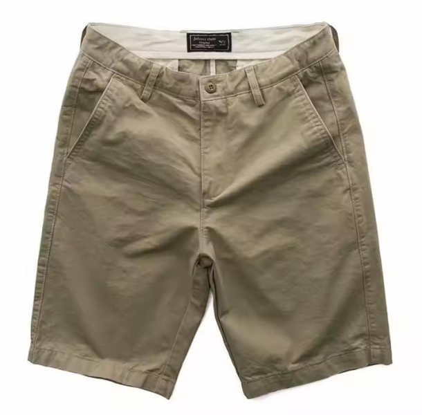 Quần Short Nam Ngang Gối, Cotton, Túi Hộp