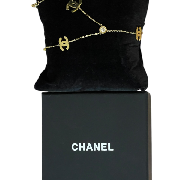 giây chuyền  màu vàng chanel